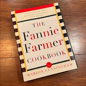 LIKE NEW The Fannie Farmer Cookbook 100th Anniversary Marion Cunningham Classic